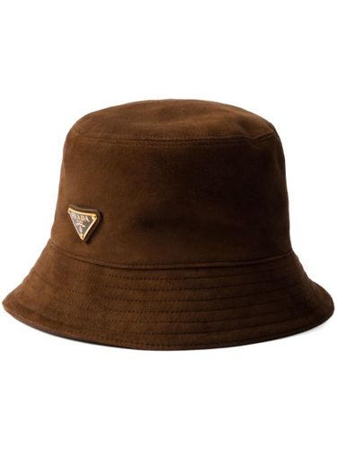 Prada bob en cuir - Marron - Prada - Modalova