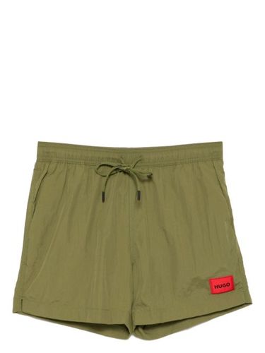 Short de bain à patch logo - BOSS - Modalova