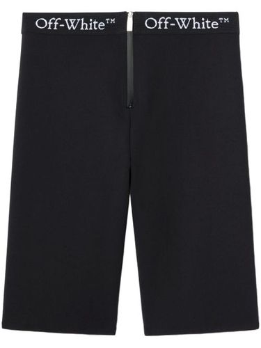 Short zippé à bande logo - Off-White - Modalova