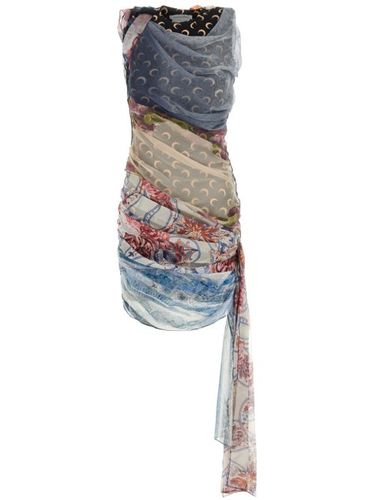 Robe drapée en foulards - Marine Serre - Modalova