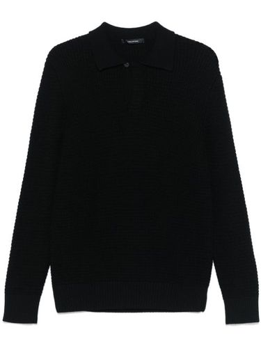 Polo en maille à design nervuré - Tagliatore - Modalova