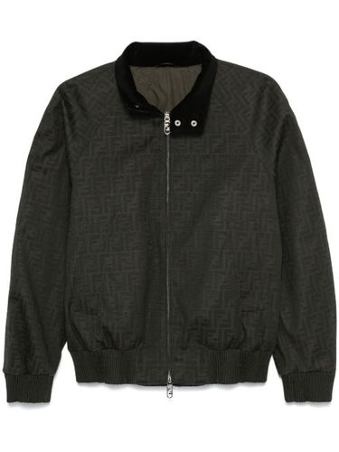 Veste bomber à motif FF en jacquard - FENDI - Modalova