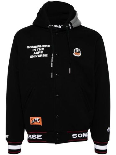 Veste teddy à logo Moonface - AAPE BY *A BATHING APE® - Modalova