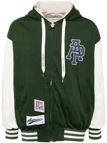 Veste bomber à logo appliqué - AAPE BY *A BATHING APE® - Modalova