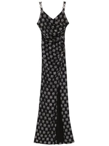Robe longue à logo appliqué - Philipp Plein - Modalova