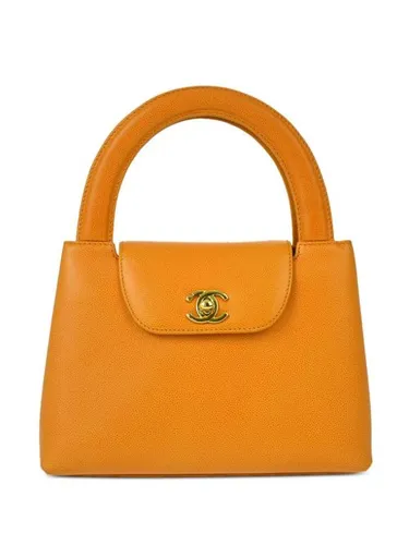 Sac à main à fermoir loquet CC (1998) - CHANEL Pre-Owned - Modalova