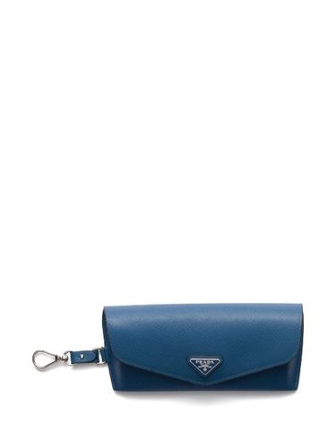 Étui pour lunettes en cuir Saffiano - Prada Eyewear - Modalova
