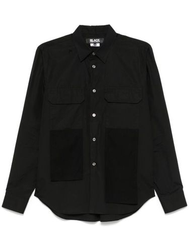 Chemise à détail drapé - Black Comme Des Garçons - Modalova