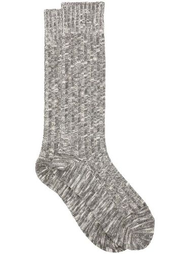 Chaussettes en maille nervurée - GANNI - Modalova