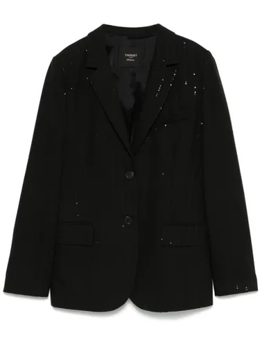 Blazer orné de sequins - TWINSET - Modalova