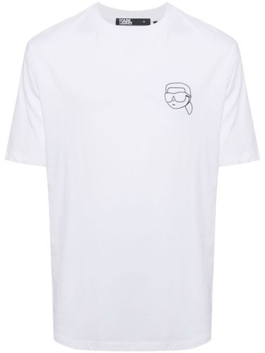 T-shirt Ikonik Outline en coton biologique - Karl Lagerfeld - Modalova