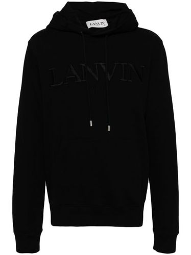 Lanvin hoodie à logo brodé - Noir - Lanvin - Modalova