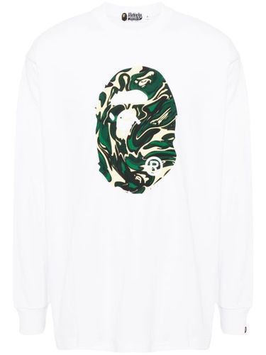 T-shirt à logo Marbling Camo - A BATHING APE® - Modalova
