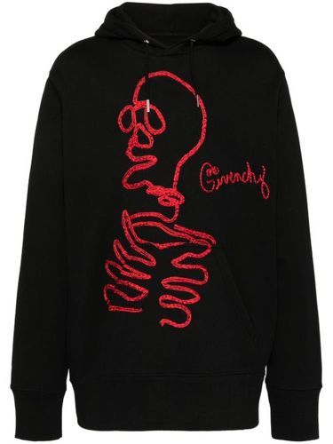 Givenchy hoodie à broderies - Noir - Givenchy - Modalova