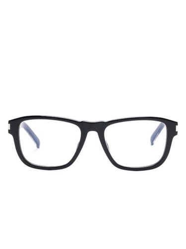 Lunettes de vue à monture rectangulaire - Saint Laurent Eyewear - Modalova