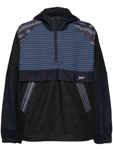 Veste en jean à col zippé - FIVE CM - Modalova