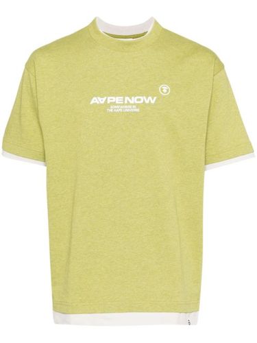 T-shirt à logo imprimé - AAPE BY *A BATHING APE® - Modalova