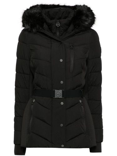 Manteau Scuba à bords en fourrure artificielle - Michael Michael Kors - Modalova