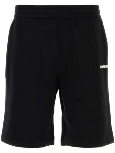 Burberry bermuda en coton - Noir - Burberry - Modalova