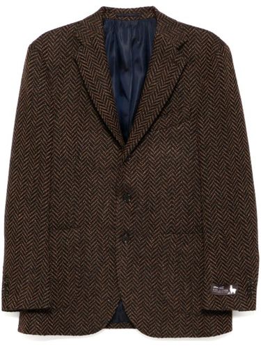 Blazer boutonné à motif de chevrons - Man On The Boon. - Modalova