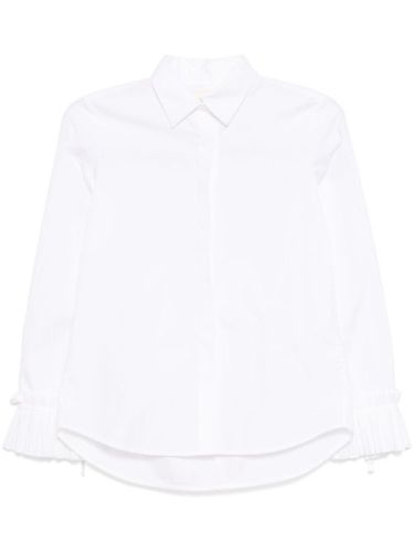 Chemise cintrée à design plissé - Shanshan Ruan - Modalova