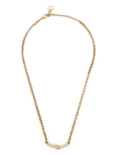 Collier CD à ornements strassés - Christian Dior Pre-Owned - Modalova