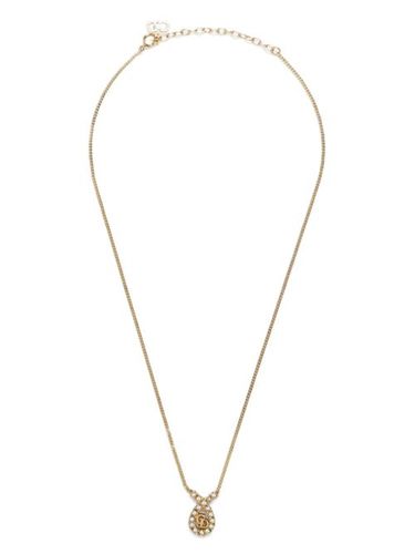 Collier CD à strass - Christian Dior Pre-Owned - Modalova