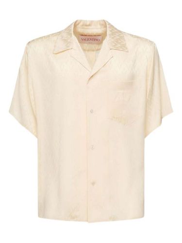 Chemise en soie à motif en jacquard - Valentino Garavani - Modalova