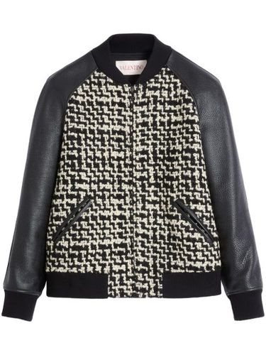 Veste bomber en tweed à patch Chez - Valentino Garavani - Modalova