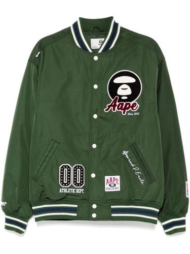 Veste bomber à logo - AAPE BY *A BATHING APE® - Modalova