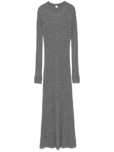 Robe longue en maille torsadée - TOTEME - Modalova