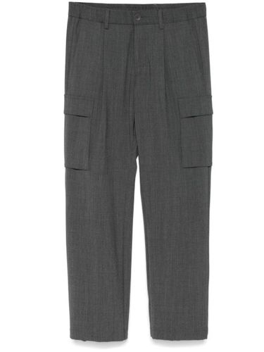 Pantalon fuselé à détails plissés - Herno - Modalova