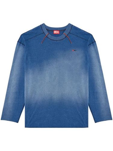 Diesel t-shirt T-Crao-Ls - Bleu - Diesel - Modalova