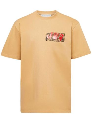 T-shirt à imprimé dentelle - JW Anderson - Modalova