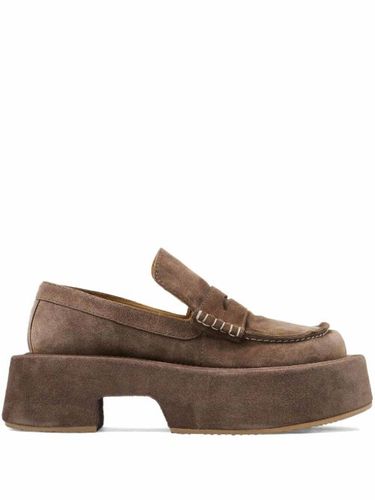 Mocassins plateforme à entaille penny 50 mm - JW Anderson - Modalova