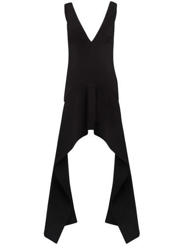 Robe courte drapée à col v - JW Anderson - Modalova