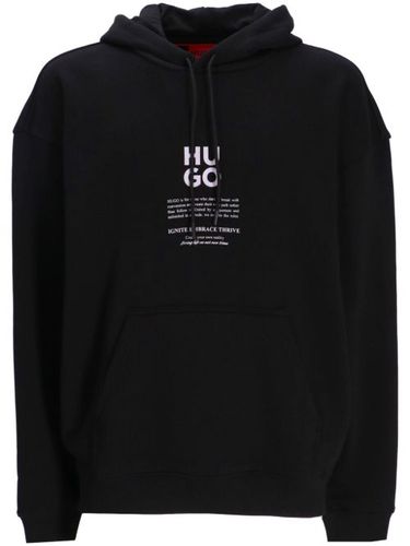 Hoodie en coton à imprimé - HUGO - Modalova