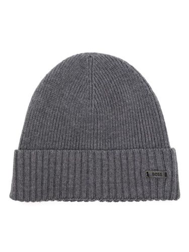 Bonnet en maille nervurée - BOSS - Modalova