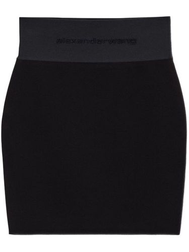 Minijupe à taille logo - Alexander Wang - Modalova