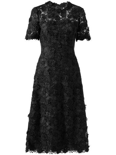 Robe mi-longue à dentelle fleurie - Carolina Herrera - Modalova