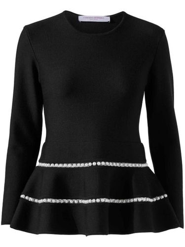 Haut à détails de perles - Carolina Herrera - Modalova