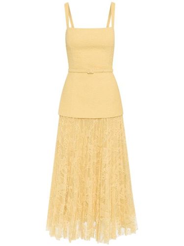 Robe mi-longue Orchid en tweed - Oscar de la Renta - Modalova