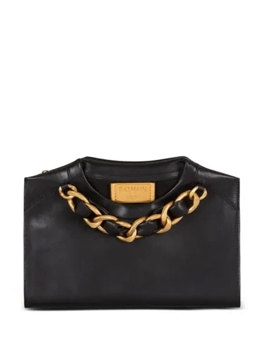 Balmain pochette en cuir - Noir - Balmain - Modalova