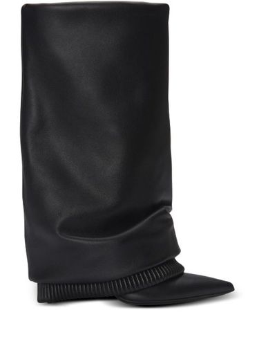 Bottines à design drapé - Balmain - Modalova