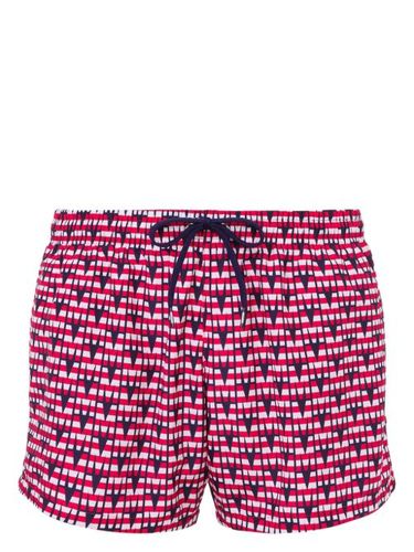 Short de bain à imprimé abstrait - Moschino - Modalova