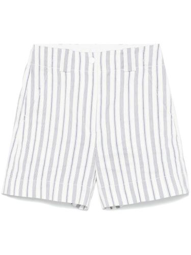 SANDRO short à rayures - Blanc - SANDRO - Modalova