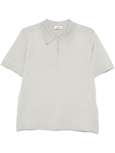 SANDRO polo en maille fine - Gris - SANDRO - Modalova
