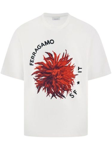 T-shirt à imprimé graphique - Ferragamo - Modalova