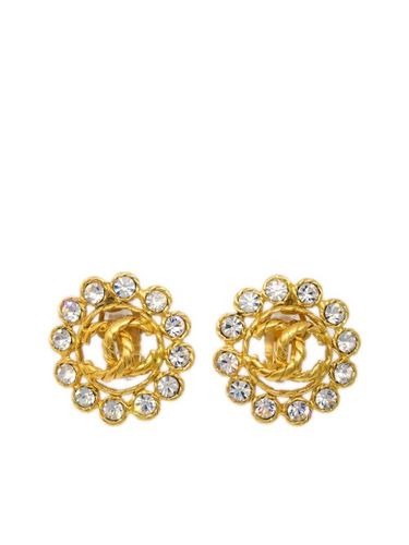Boucles d'oreilles à logo CC (1993) - CHANEL Pre-Owned - Modalova