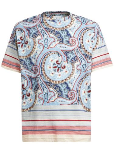 ETRO paisley-print T-shirt - Bleu - ETRO - Modalova